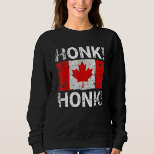 Canada Freedom Convoy 2022 Truckers Honk! Honk! Di Sweatshirt