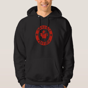 Canada Freedom Convoy Flag Us Canadian Truckers Su Hoodie