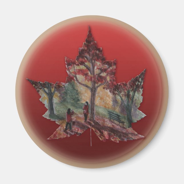 Canada Fridge Magnet Canada Maple Leaf Magnets (Front)