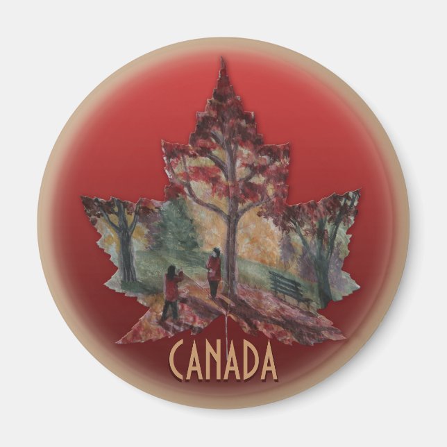 Canada Frigo Magnet Canada Maple Leaf Magnets (Devant)