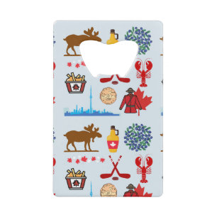 Canada Fun Credit Card Bottle Opener