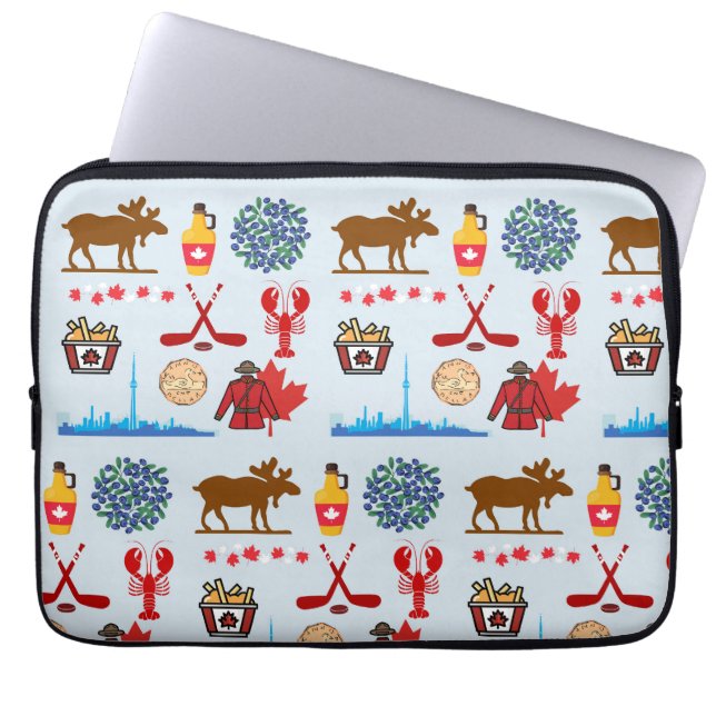 Canada Fun Laptop Sleeve (Front)