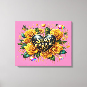 Canada Geese Amidst the Weeping Willows 20x16 Canvas Print