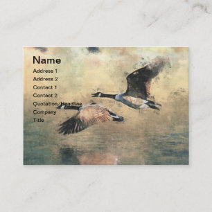 Canada Geese  Business Card