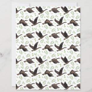 Canada Geese Scrapbook Paper