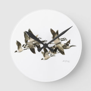 Canada Geese Wall Clock
