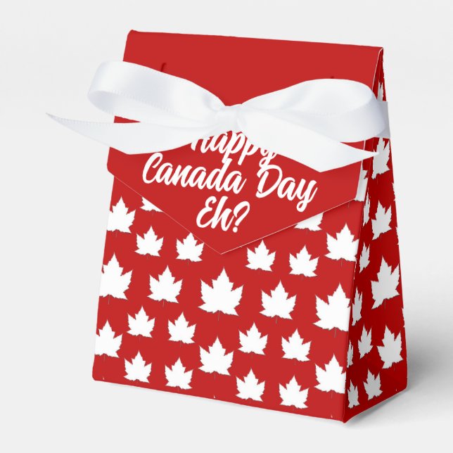 Canada Gift Box Personalize Canada Flag Gift Boxes (Front Side)