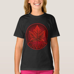 Canada Girl's T-shirt Organic Custom Canada Shirt
