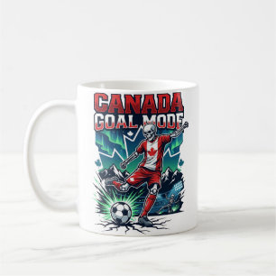 Canada Goal Mode Skeleton Striker Nations Dynamic Coffee Mug