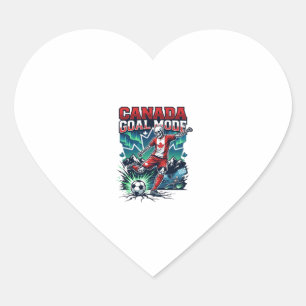 Canada Goal Mode Skeleton Striker Nations Dynamic Heart Sticker