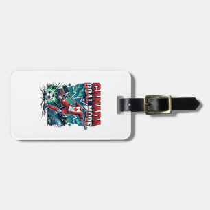 Canada Goal Mode Skeleton Striker Nations Dynamic Luggage Tag