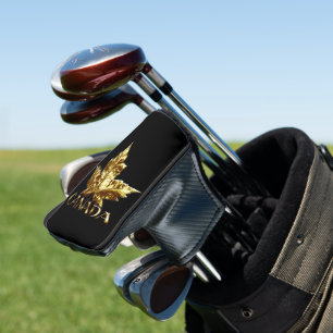 Canada Golf Putter Club Cover Sporty Canada Gold