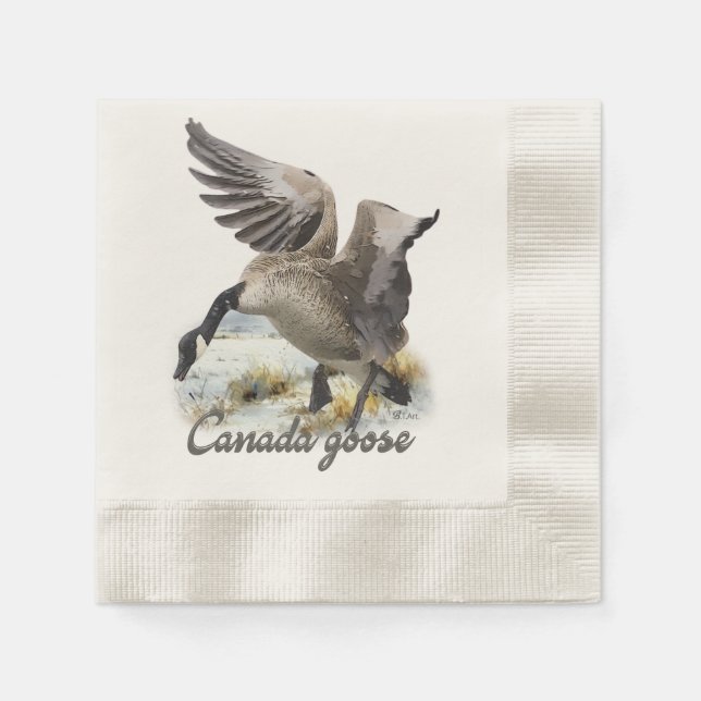 Canada Goose, Art Napkin (Front)