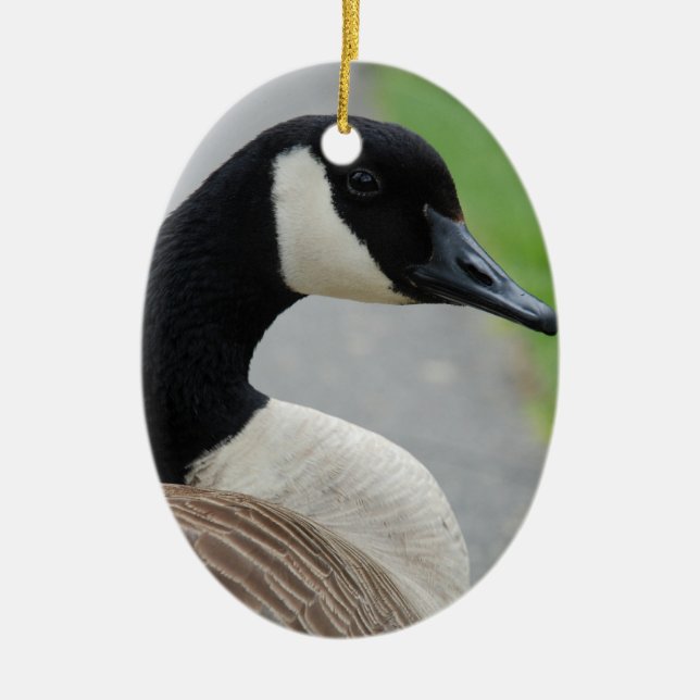 Canada goose ceramic ornament (Front)