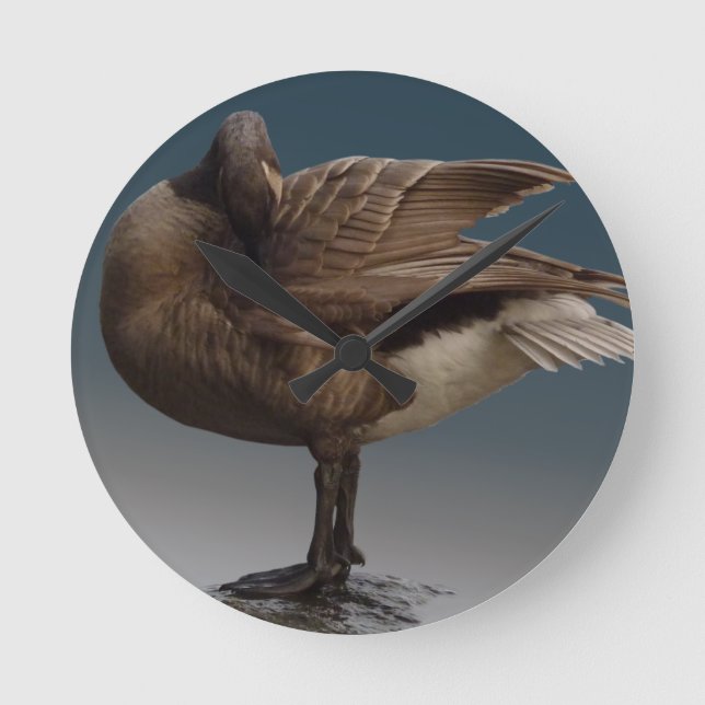 Canada Goose Clock Gifts Canada Goose Wall Clock (Front)