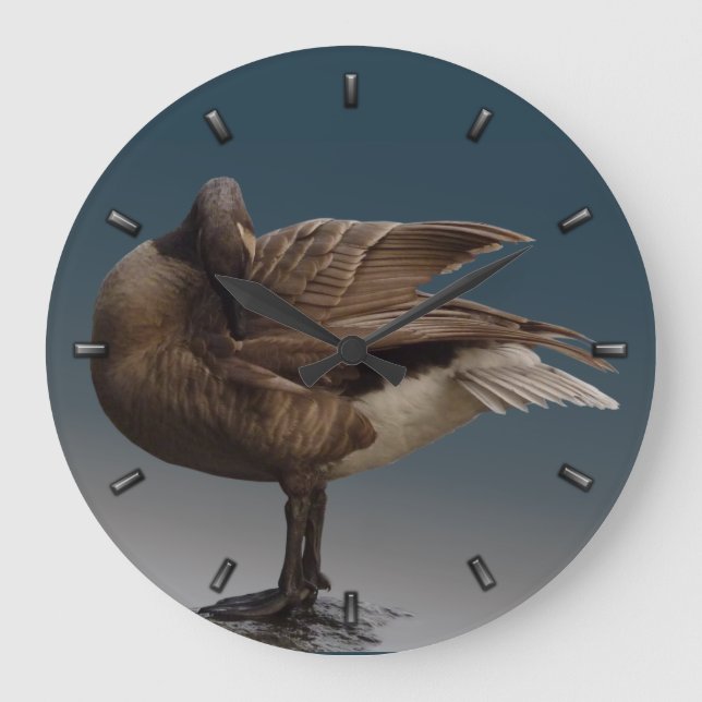 Canada Goose Clock Gifts Canada Goose Wall Clock (Front)