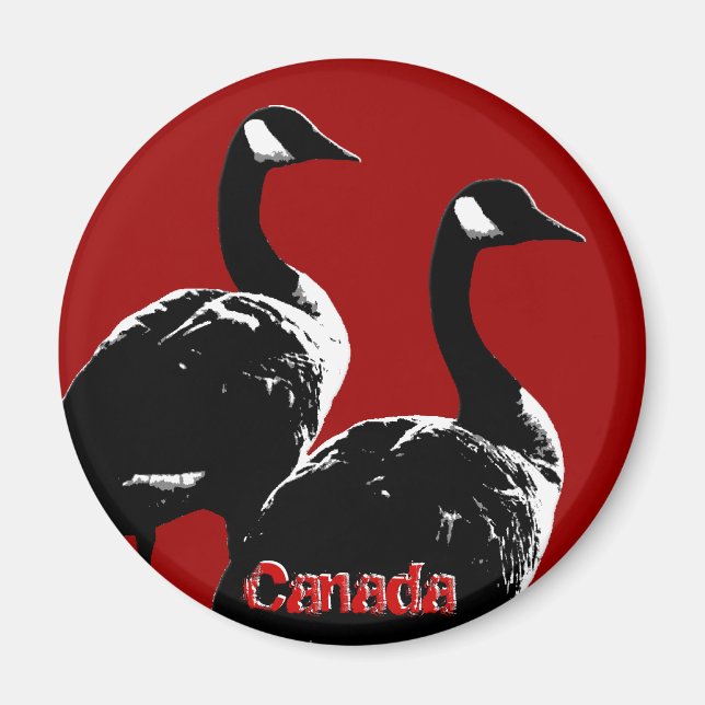 Canada Goose Magnet Canada Souvenir Fridge Magnets (Front)
