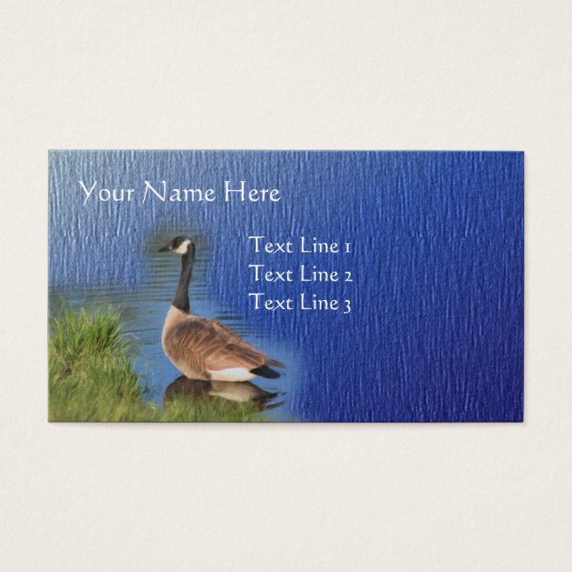 Canada Goose Nature Animal Art (Devant)