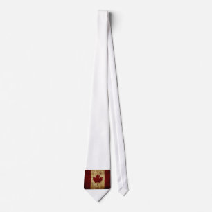 Canada / grunged Flag Tie