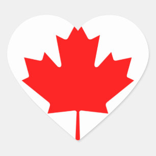 canada heart sticker