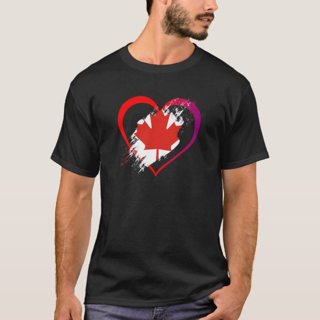 Canada heart T-Shirt (Front)