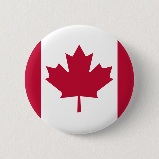 Canada High quality Flag 2 Inch Round Button (Front)