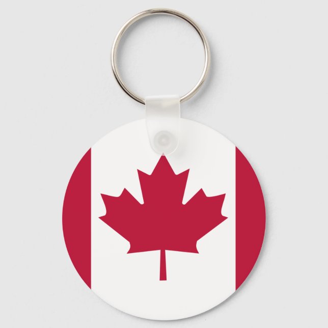 Canada High quality Flag Keychain (Front)