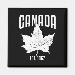 Canada Hockey East 1867 Flag Patriotic Women Men  Magnet