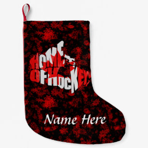 Canada Home of Hockey Custom Christmas Stocking