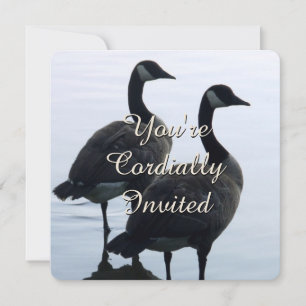 Canada Invitations Personalized Canada Goose RSVP