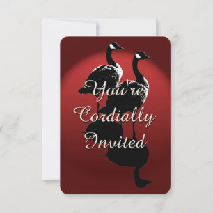 Canada Invitations Personalized Canada Goose RSVP