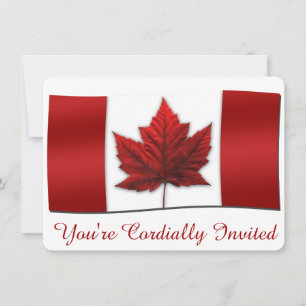 Canada Invitations Personalized Canada RSVP Cards