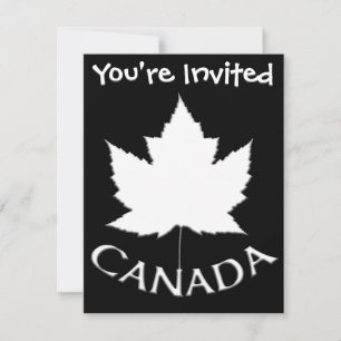 Canada Invitations Personalized Canada RSVP Cards