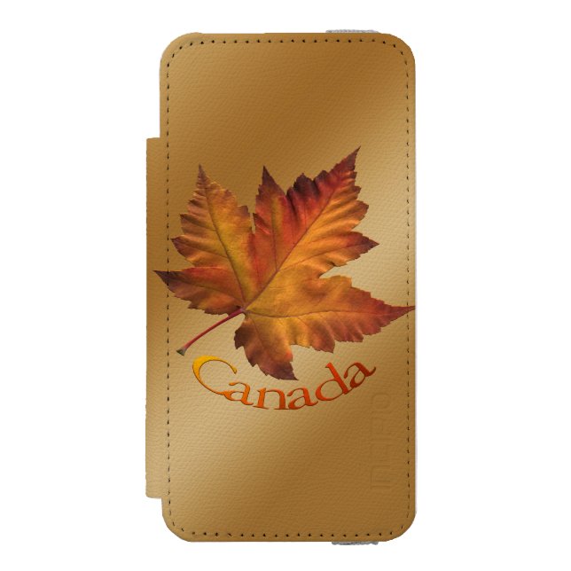 Canada iPhone Wallet Canada Maple Leaf Wallet Incipio iPhone Wallet Case (Folio Front)