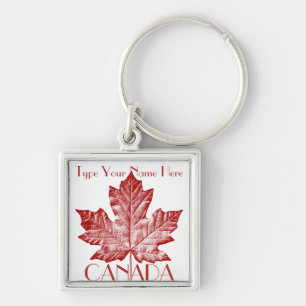 Canada Key Chain Personalized Canada Flag Souvenir