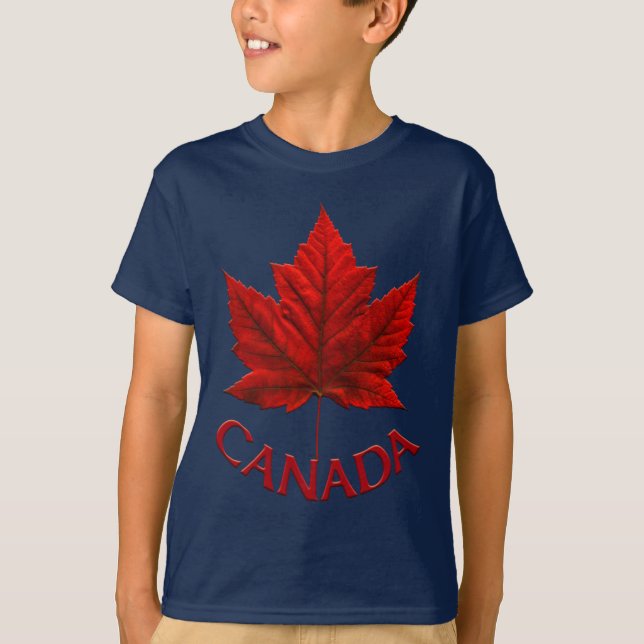 Canada Kid's T-shirt Organic Custom Canada Shirt (Front)
