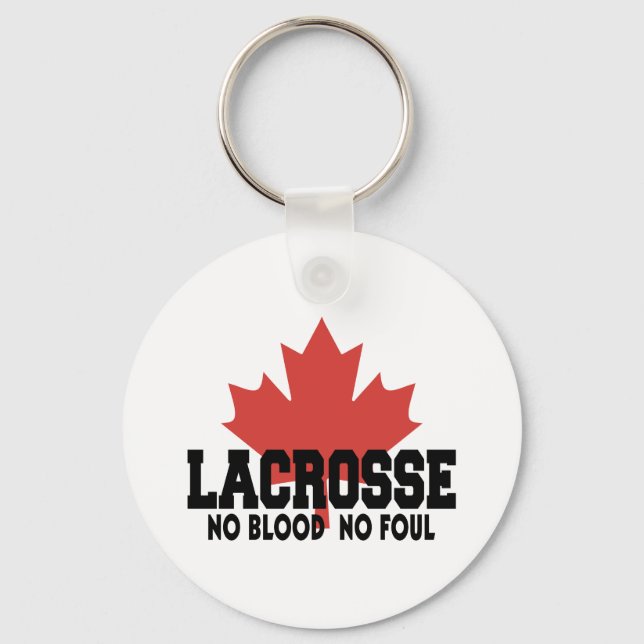Canada Lacrosse Canadian Keychain (Front)