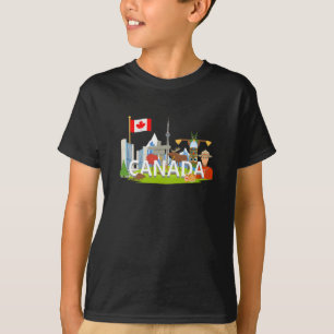 Canada Landmarks T-Shirt