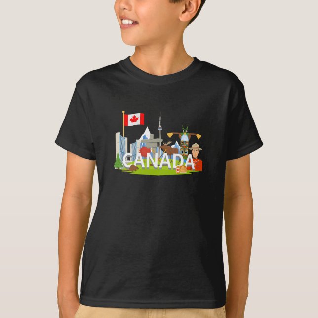 Canada Landmarks T-Shirt (Front)