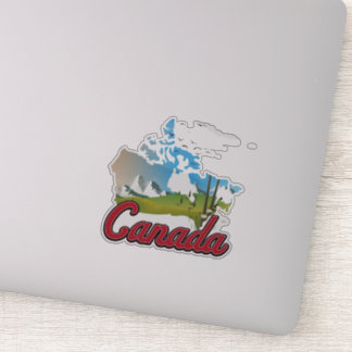 Canada Landscape Map