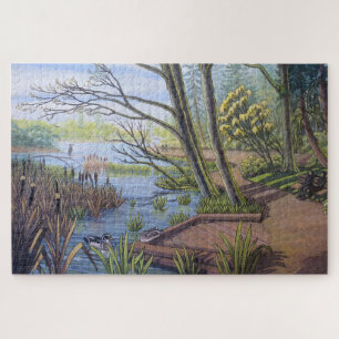 Canada Landscape Puzzle Lost Lagoon Puzzle