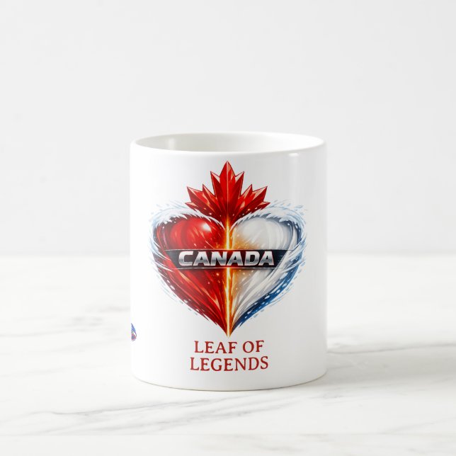 Canada leaf of legends coffee mug (Center)