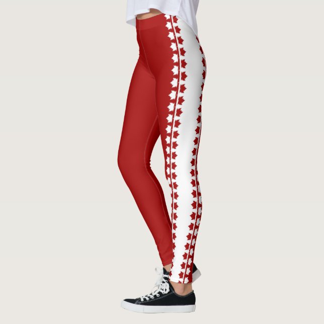 Canada Leggings Canada Pantalons à feuilles d'érab (Gauche)