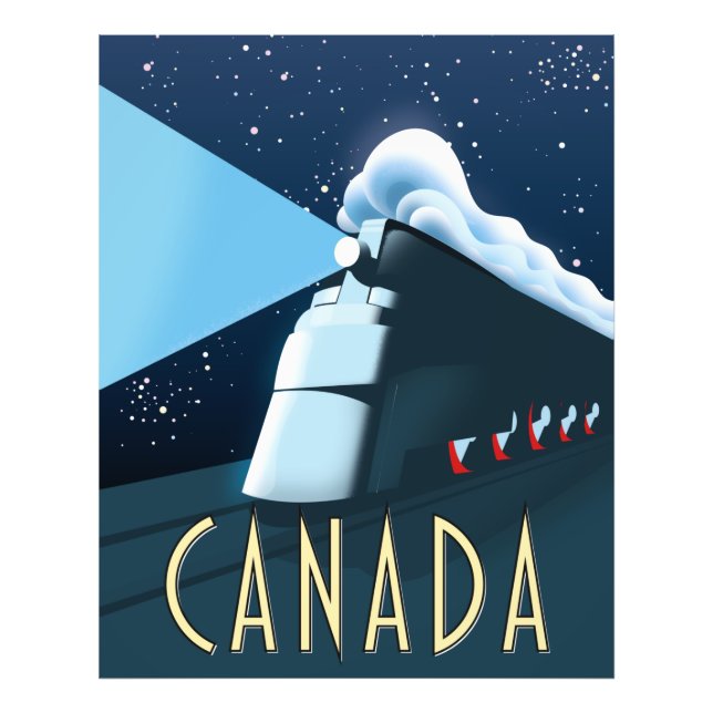 Canada Locomotive travel poster (Front)