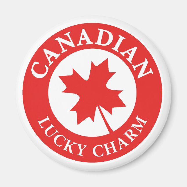 Canada Lucky Charm Luck ED. Series Magnet (Front)