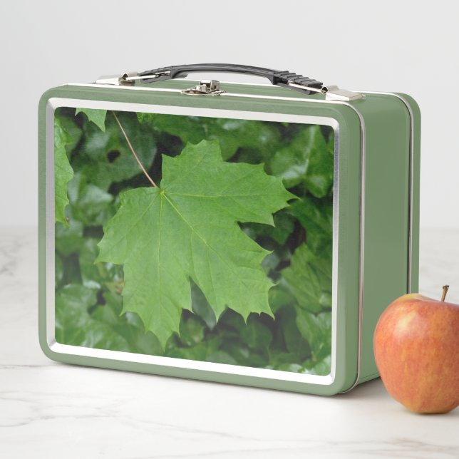 Canada Lunchbox Personalized Maple Leaf Lunchboxes (In Situ)