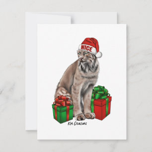 Canada lynx - carte de vacances