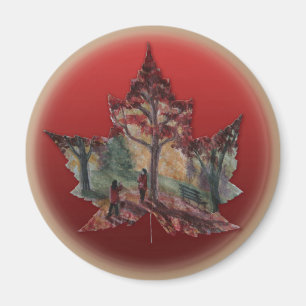 Canada Magnet Frigo Canada Aimants Feuille d'Érabl