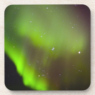 Canada, Manitoba, Churchill. Aurora Borealis in Coaster