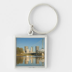 CANADA, Manitoba, Winnipeg: Esplanade Riel 2 Keychain
